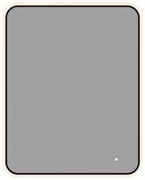 AQUANET Зеркало Контур 1000х800 LED TX черный AQUANET-367651