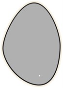 AQUANET Зеркало Контур 700х1000 LED TX ассиметричное, черный AQUANET-367647