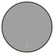 AQUANET Зеркало Контур D 1000 LED TX антипар, черный AQUANET-367666