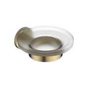 ABBER Мыльница с держателем Pol 316 AA1958BG брашированное светлое золото AA1958BG