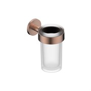ABBER Стакан для зубных щеток с держателем Pol 316 AA1960BRG розовое золото брашированное AA1960BRG