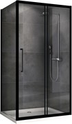 ABBER Schwarzer Diamant Душевой уголок прямоугольный двери раздвижные размер 170x50 см, профиль - черный / стекло - прозрачное AG30170BH-S50B