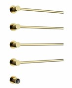 SANCOS Полотенцесушитель электрический встраиваемый Linea брашированное золото SC14001BG SC14001BG