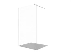 AQUATEK Душевая перегородка Walk in с держателем 700x2000 профиль хром, стекло прозрачное 8мм AQ.WI.070.1CH