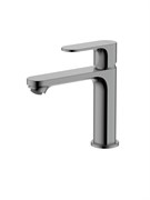 AQUATEK Alpha Смеситель для раковины 110 без донного клапана, оружейная сталь AQ1910BGM