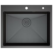 DK Кухонная мойка нержавеющая сталь графит (S604506) DKS604506