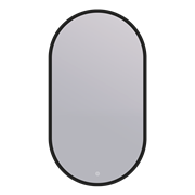 DK Зеркало  Мюнхен (M?nchen) Лайт 90х45 черный (MMUC9045LTBLK) DQMMUC9045LTBLK