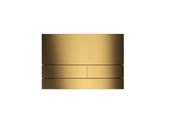 AQUATEK KDI-0000051(030G) Панель смыва нержавеющая сталь, цвет шлифованное золото (клавиши прямоугольные) 169*250*2.2 мм KDI-0000051