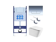 AQUATEK SET ЛИБРА T-016/INS14 (рама INS-0000014+крепеж KKI-0000002+KDI-0000016+унитаз ЛИБРА AQ1505T-00 с тонким сиденьем soft-close) SET AQUATEK ЛИБРА T-016/INS14