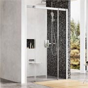 RAVAK Душевые двери раздвижные MSD4-180 профиль сатин, прозрачное стекло Transparent 0WKY0U00Z1