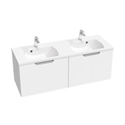 RAVAK Classic Тумба под умывальник подвесная ширина 130 см, белый / серый X000001483