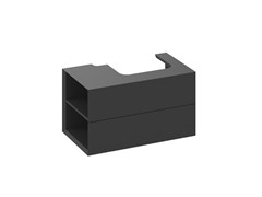 RAVAK Lite Тумба под умывальник подвесная ширина 80 см, черный X000001874