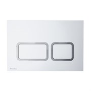 RAVAK Кнопка инсталяционная TWIN Flat сатин X01739