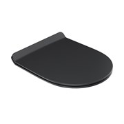 RAVAK Сиденье для унитаза VITA Slim черное X01862