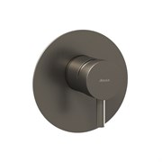 RAVAK Смеситель скрытого монтажа Espirit ES 061.00CR.O2, с автоматическим выключателем, брашированный графит X070322