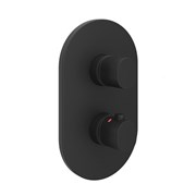 RAVAK Смеситель скрытого монтажа CR II 067.20BL.O3 ЧЕРНЫЙ (3 вывода) + нужен RB 071.50 (X070074) X070469