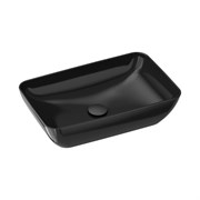 RAVAK Умывальник UNI 500 R SLIM керамический черный XJX03150000
