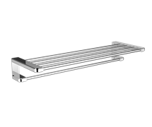 WONZON &amp; WOGHAND Полотенцедержатель с полкой , Хром (WW-V3902-CR) WW-V3902-CR