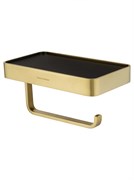 WONZON &amp; WOGHAND Держатель для туалетной бумаги с полкой , Брашированное золото (WW-9366-BG) WW-9366-BG
