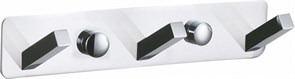 WONZON &amp; WOGHAND Вешалка с 3 крючками для ванной , Хром (WW-9385-3) WW-9385-3