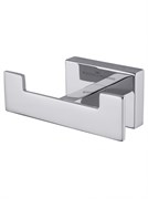 WONZON &amp; WOGHAND Двойной крючок для ванной FLAT, Хром (WW-9725) WW-9725