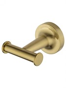 WONZON &amp; WOGHAND Двойной крючок для ванной SIMPLE, Брашированное золото (WW-6525-BG) WW-6525-BG