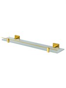WONZON &amp; WOGHAND Стеклянная полка для ванной POLO, Темное золото (WW-8927-DG) WW-8927-DG