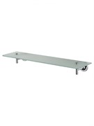 WONZON &amp; WOGHAND Стеклянная полка для ванной SIMPLE, Хром (WW-6527) WW-6527