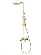 WONZON &amp; WOGHAND Душевая система CUBE, Брашированное золото (WW-88739016-BG) WW-88739016-BG