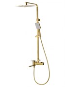 WONZON &amp; WOGHAND Душевая система EDGE, Брашированное золото (WW-88739003-BG) WW-88739003-BG
