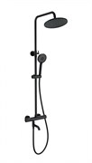 WONZON &amp; WOGHAND Душевая система с термостатом INN 4, Черный матовый (WW-B3047-A1-MB) WW-B3047-A1-MB