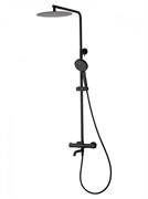 WONZON &amp; WOGHAND Душевая система с термостатом STICK, Черный матовый (WW-88739903-MB) WW-88739903-MB