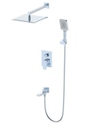 WONZON &amp; WOGHAND Душевая система встраиваемая CUBE, Хром (WW-88939016-CR) WW-88939016-CR