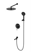 WONZON &amp; WOGHAND Душевая система встраиваемая STICK, Черный матовый (WW-88939017-MB) WW-88939017-MB