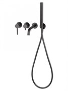 WONZON &amp; WOGHAND Смеситель для ванны встраиваемый STICK, Темный графит (WW-889017-BGM) WW-889017-BGM