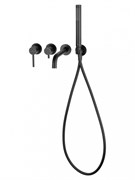 WONZON &amp; WOGHAND Смеситель для ванны встраиваемый STICK, Черный матовый (WW-889017-MB) WW-889017-MB