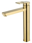 WONZON &amp; WOGHAND Смеситель для раковины высокий FRAME, Брашированное золото (WW-88239010-BG) WW-88239010-BG