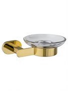 WONZON &amp; WOGHAND Мыльница с держателем FIRST, Глянцевое золото (WW-8422-LG) WW-8422-LG