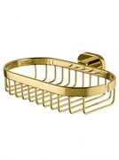 WONZON &amp; WOGHAND Мыльница с держателем FIRST, Глянцевое золото (WW-8424-LG) WW-8424-LG