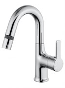 WONZON &amp; WOGHAND Смеситель для раковины с выдвижным изливом , Хром (WW-FE01L212-CR) WW-FE01L212-CR