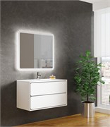 SANVIT Бруно-2 Тумба подвесная для ванной комнаты , 2 выдвижных ящика (раковина r9090d) kbruno290w