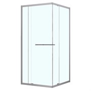 AZARIO Душевое ограждение Монако 900х900х1950 сдвижная дверь, универсальный монтаж, прозрачное стекло 6 мм, профиль хром (AZ-L47-90-CH-CL) AZ-L47-90-CH-CL