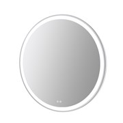 AZARIO Зеркало с подсветкой в ванную Юлия 800х800х30 АZ-LED013025 цвет хром глянцевый АZ-LED013025