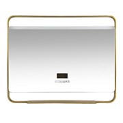 AZARIO Зеркало с подсветкой в ванную Дарья 1000х800х50 АZ-LED013825 цвет золотой матовый АZ-LED013825
