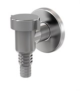 ALCA PLAST Сифон для стиральной машины, наружный, хромированный APS1