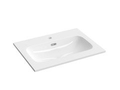 CERAMICA NOVA Раковина накладная мебельная Лючия (Lucia) CN6095 61x46,5x16,6 белый CN6095