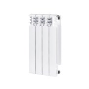 AZARIO Радиатор биметаллический BM500/100 4 секции, белый (BM500/100/4) BM500/100/4