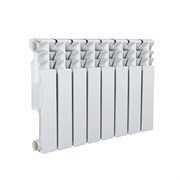 AZARIO Радиатор биметаллический BM350/80 8 секций, белый (BM350/80/8) BM350/80/8