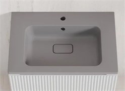 STYLE LINE Умывальник LINE 700*480 кварц, серый шелк СС-00002501