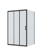 BELBAGNO Uno-195 Душевой уголок прямоугольный размер 120x100 см, двери раздвижные, профиль - черный матовый / стекло - прозрачное UNO-195-AHF-31-120/100-C-NERO